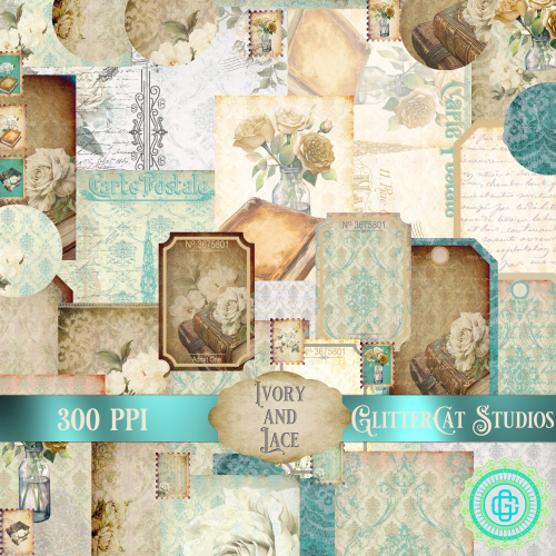 Ivory and Lace Junk Journal Kit